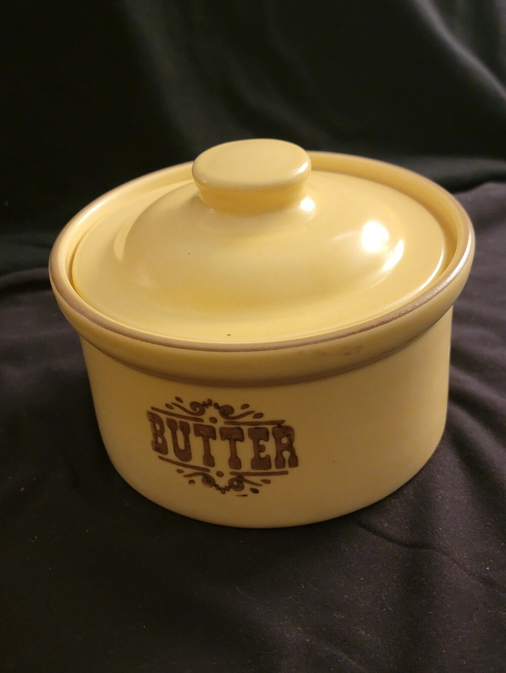 Pfaltzgraff VILLAGE Pattern Butter Tub